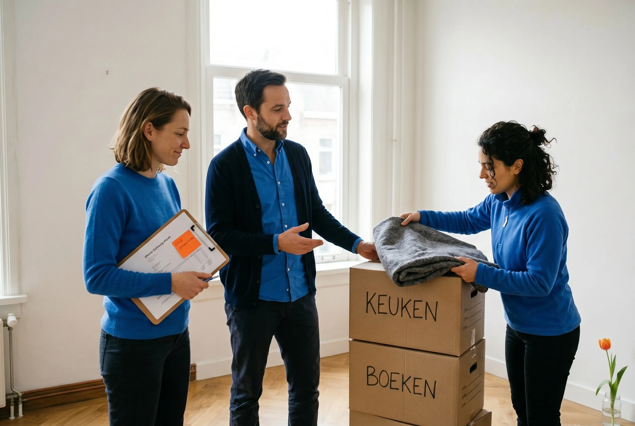 Team begeleidt nabestaanden bij een ontruiming